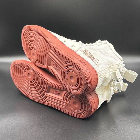 Nike SF Air Force 1 Mid 'Red Ivory' - Picture 8 of 11